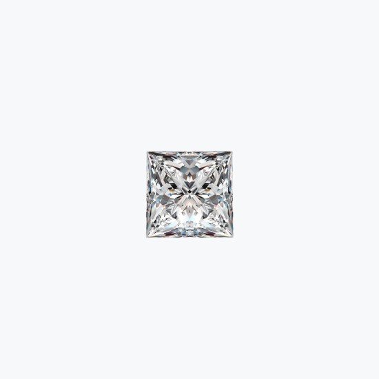 Certificated 0.70cts/5.70mm Laboratory Grown Princess Cut D colour VS clarity diamond