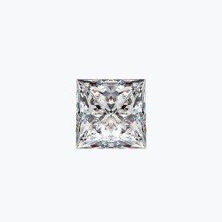 Certificated 1.50cts/7.30mm Laboratory Grown Princess Cut D colour VS clarity diamond