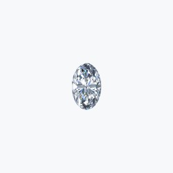 0.25cts/4.00mm Laboratory Grown Oval Cut D colour VS clarity diamond