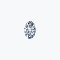 Certificated 0.50cts/5.00mm Laboratory Grown Oval Cut D colour VS clarity diamond