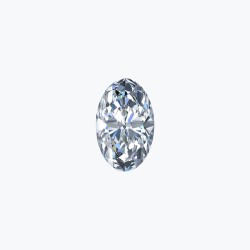 Certificated 1.00cts/6.5mm Laboratory Grown Oval Cut D colour VS clarity diamond