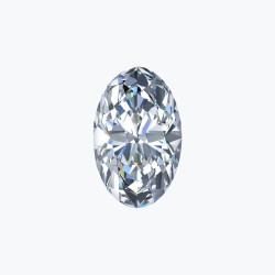 Certificated 2.00cts/8.00mm Laboratory Grown Oval Cut D colour VS clarity diamond