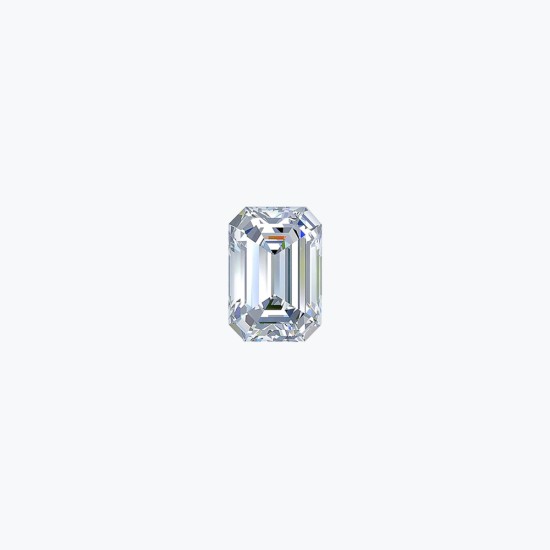 0.25cts/4.00mm Laboratory Grown Emerald Cut D colour VS clarity diamond