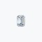 Certificated 0.50cts/5.00mm Laboratory Grown Emerald Cut D colour VS clarity diamond