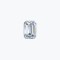 Certificated 0.70cts/5.70mm Laboratory Grown Emerald Cut D colour VS clarity diamond