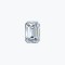 Certificated 1.00cts/6.5mm Laboratory Grown Emerald Cut D colour VS clarity diamond