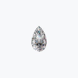 Certificated 0.50cts/5.00mm Laboratory Grown Pear Cut D colour VS clarity diamond