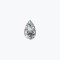 Certificated 0.50cts/5.00mm Laboratory Grown Pear Cut D colour VS clarity diamond