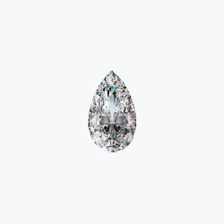 Certificated 0.70cts/5.70mm Laboratory Grown Pear Cut D colour VS clarity diamond