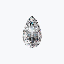 Certificated 1.50cts/7.30mm Laboratory Grown Pear Cut D colour VS clarity diamond