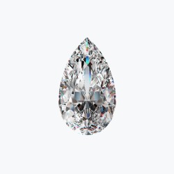 Certificated 2.00cts/8.00mm Laboratory Grown Pear Cut D colour VS clarity diamond