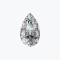 Certificated 2.00cts/8.00mm Laboratory Grown Pear Cut D colour VS clarity diamond