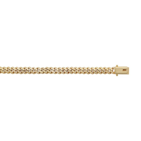 9ct Yellow Gold Cuban 7mm Gauge Chain