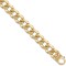 925 Sterling Silver Traditional Heavy Weight Curb Link 20mm Gauge Bracelet