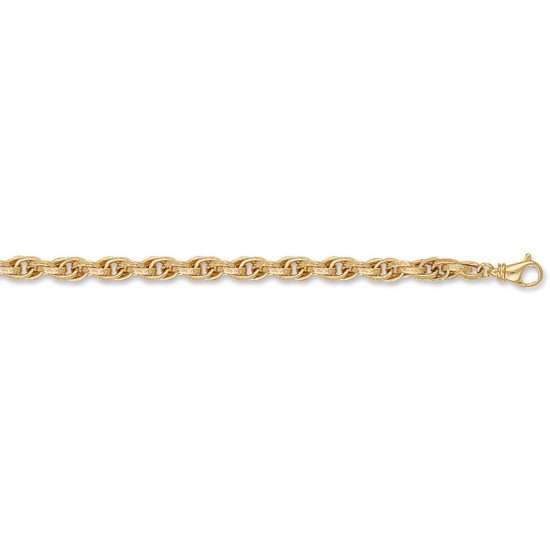 9ct Yellow Gold Prince of Wales 5.7mm Gauge 18" Necklace