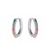 925 Silver Rhodium Plated CZ Set Earrings