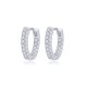 925 Silver Rhodium Plated CZ Set Earrings