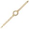 9ct Yellow Gold Polished & Lizard Cast Curb Full Sovereign Coin Bracelet