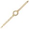 9ct Yellow Gold Polished & Lizard Cast Curb Half Sovereign Coin Bracelet