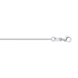 950 Platinum Diamond Cut Curb 0.80mm Pendant Chain