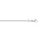 950 Platinum Diamond Cut Curb 1.25mm Pendant Chain