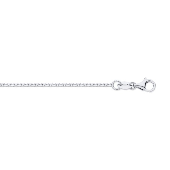 950 Platinum Faceted Trace 0.90mm Pendant Chain