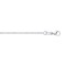 950 Platinum Faceted Trace 0.90mm Pendant Chain