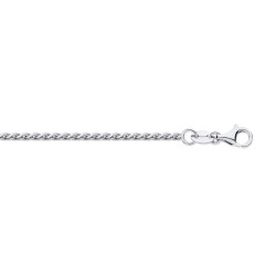 950 Platinum Diamond Cut Spiga 1.10mm Pendant Chain
