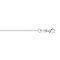 950 Platinum Rolo 1.30mm Pendant Chain