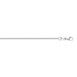 950 Platinum Square Franco 2.10mm Pendant Chain