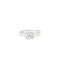 9ct White Gold, 1.00ct Round Cubic Zirconia Wed-fit Solitaire Ring