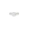9ct White Gold, 1.00ct Oval Cubic Zirconia Wed-fit Engagement Ring