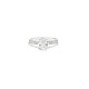 9ct White Gold, 1.00ct Oval Cubic Zirconia Wed-fit Engagement Ring
