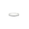 9ct White Gold, Half Eternity Cubic Zirconia Ring