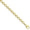 9ct Yellow Gold 3.4mm Round Belcher Bracelet