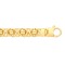 9ct Yellow Gold 7.1mm Flat Byzantine Bracelet
