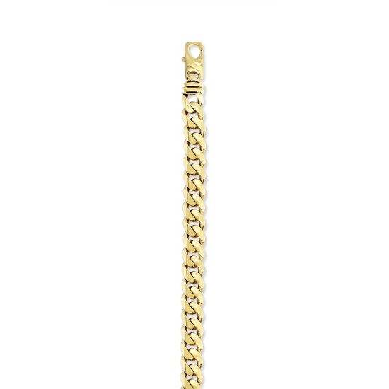 9ct Yellow Gold 11.0mm Traditional Curb Bracelet