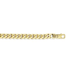 9ct Yellow Gold 14.0mm Traditional Curb Bracelet
