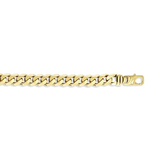 9ct Yellow Gold 14.0mm Traditional Curb Bracelet