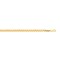9ct Yellow Gold 2.0mm Hollow Triple Spiga Chain