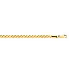 9ct Yellow Gold 3.0mm Hollow Triple Spiga Chain