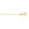 18ct Yellow Gold 0.8mm Diamond Cut Trace Chain
