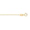 18ct Yellow Gold 1.0mm Diamond Cut Trace Chain
