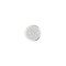 925 Silver Half Sovereign Size CZ Set Disc Insert