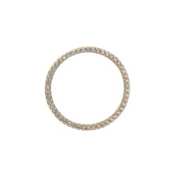 9ct Yellow Gold CZ Set Full Sovereign Bezel