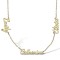 9ct Yellow Personalised Nameplate with 3 names + 16" Chain
