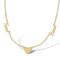 925 Silver Yellow Gold Plated Personalised Nameplate 2 names and a heart + 16" Chain