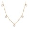 925 Sterling Silver Gold Plated CZ Heart Necklace