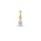 9ct Yellow Gold 0.54cts Oval Lab Grown Diamond Pendant