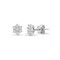 9ct White Gold 2.00cts Lab Grown Diamond Cluster Earrings